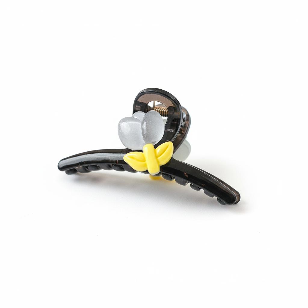 Mini Flower Snap Hair Clip – Random Colour