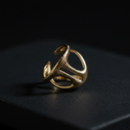 Gold Snake Coil Ring