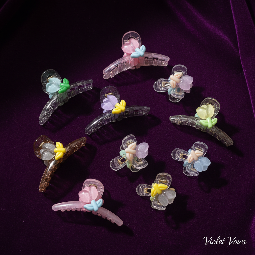 Tulip Flower Hair Claw Clip | Random Color