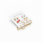 7-Pair Fashion Earring Set | Earrings for Every Day of the Week
