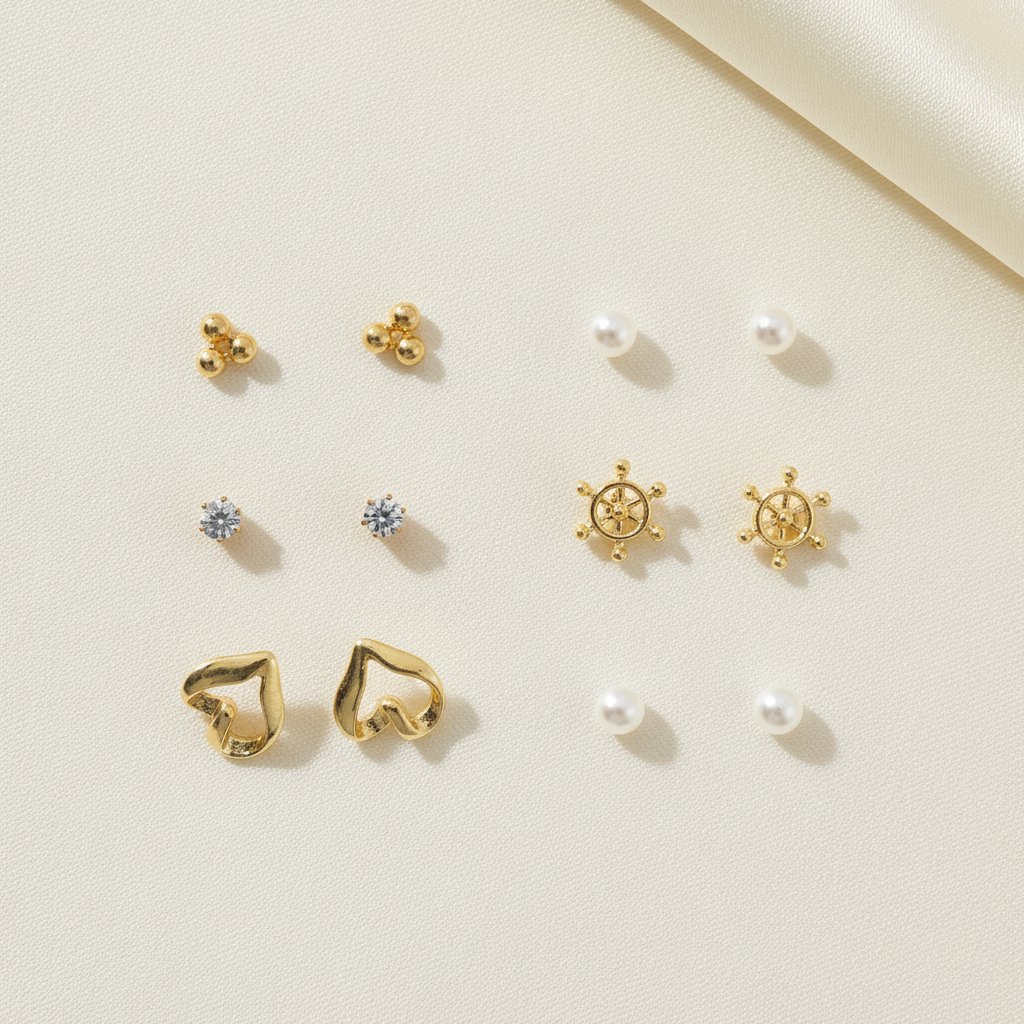 Weekday Earring Set - 6 Pairs