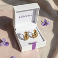 Gold Rope Hoop Earrings